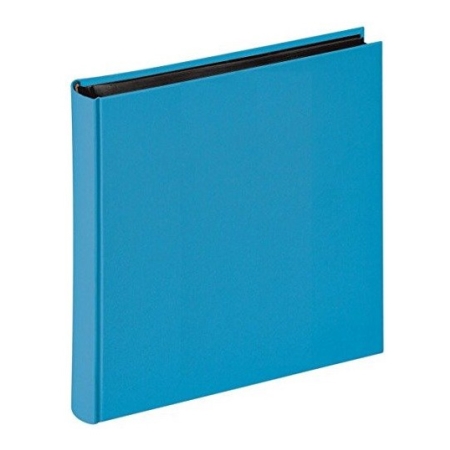 Fun fotoalbum med sorte blanke sider - ocean blue