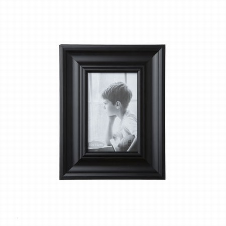 Fotoramme med bred sort kant - 10x15 cm